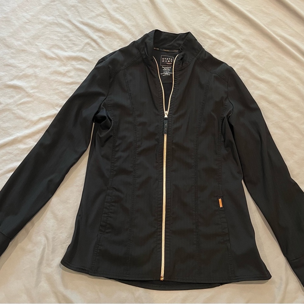 Cherokee Statement Black Women's Scrub Jacket